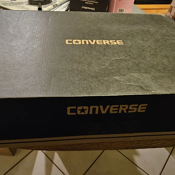 CONVERSE PATENT LEATHER ALL STAR HIGH TOP SNEAKERS - Picture 8 of 11